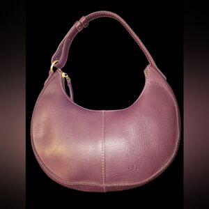 Portland Leather Goods Plum NORA Classic Shoulder Bag NEW Almost Perfect AP